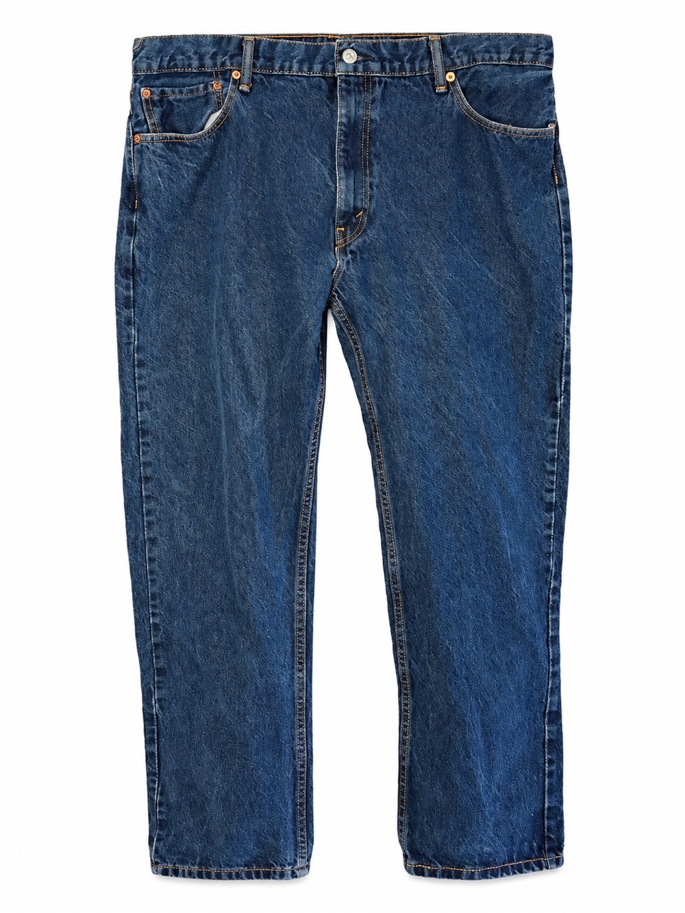 Levi's 505 Men's Dark Blue Straight Jeans 42 x 32